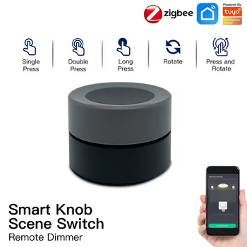 3V ZigBee TUYA Smart Home Scene Switch App Пульт Дистанционного Управления Беспроводная Ручка Кнопка Случайной Вставки Переключателя Сцены Без Батареи