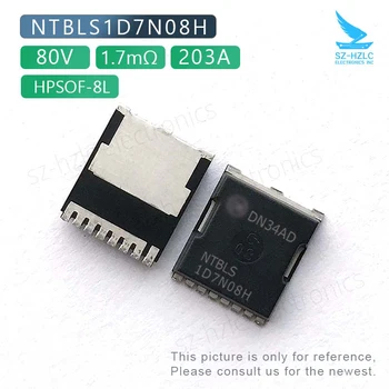 NTBLS1D7N08H N-CH 80V MOS 203A 1,7 мом 8HPS 1D7N08H Дискретный Компонентный Автомобильный Усилитель мощности на МОП-транзисторах Grad toll-8