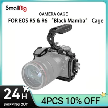 Клетка для камеры SmallRig Black Mamba с зажимом для кабеля HDMI и комплектом верхней ручки для Canon EOS R5, R6 и R5 C Только для Испании