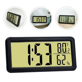 Часы с датой, цифровые настенные часы, светодиодный будильник, настольный электронный дисплей, 2-в-1, компонент для дома, путешествия